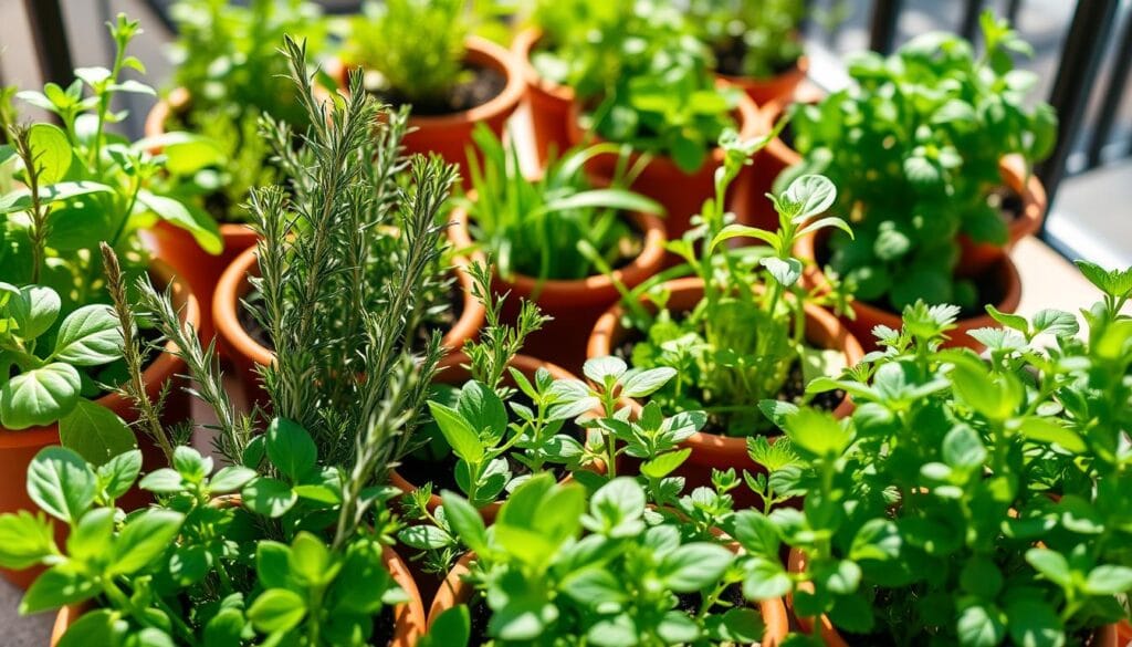 Temperos para cultivar em vasos pequenos