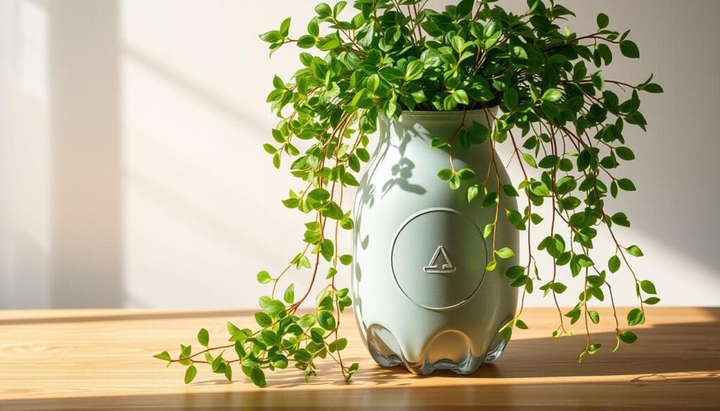 Vasos de garrafa pet para horta