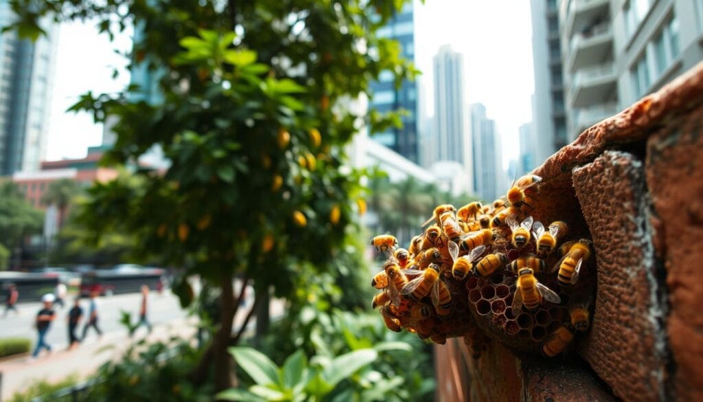 Abelhas sem ferrão urbanas: como elas sobrevivem nas cidades grandes