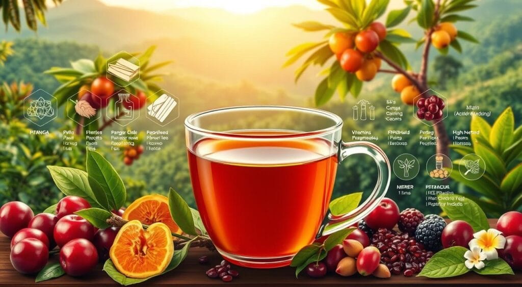 Chá de folha de pitanga