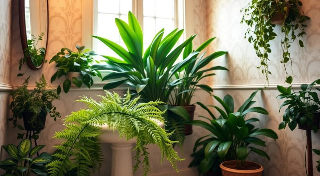 plantas para banheiro