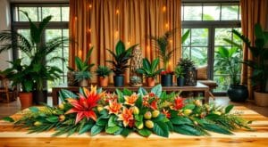 Decoração natalina com plantas nativas brasileiras