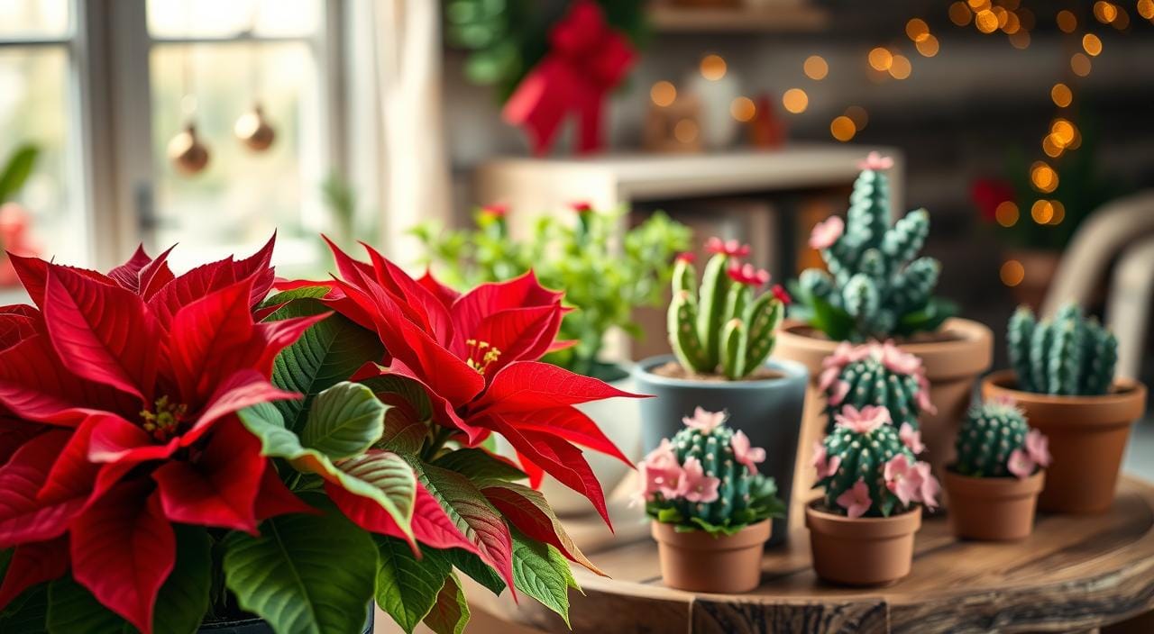 Presentes vivos: plantas natalinas que encantam