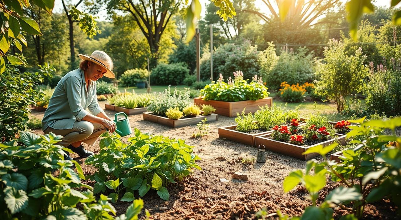cultivar plantas de forma sustentável